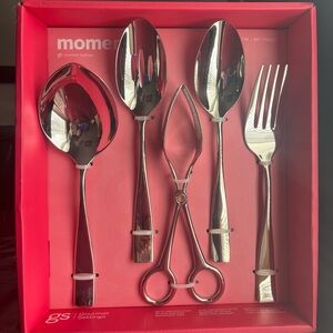 Moment Gourmet Silver Serving Set